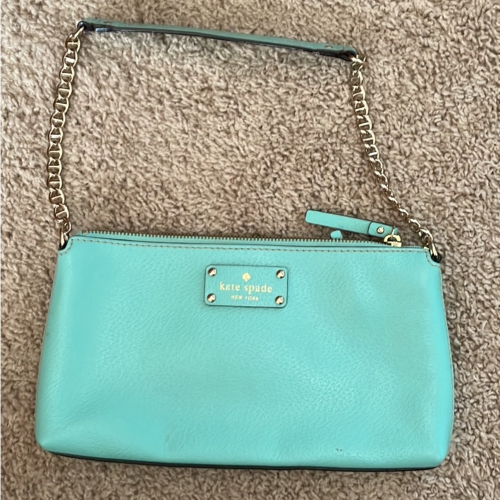 Kate spade shoulder bag turquoise